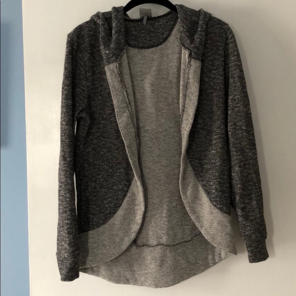 Bobi hooded knit cardigan